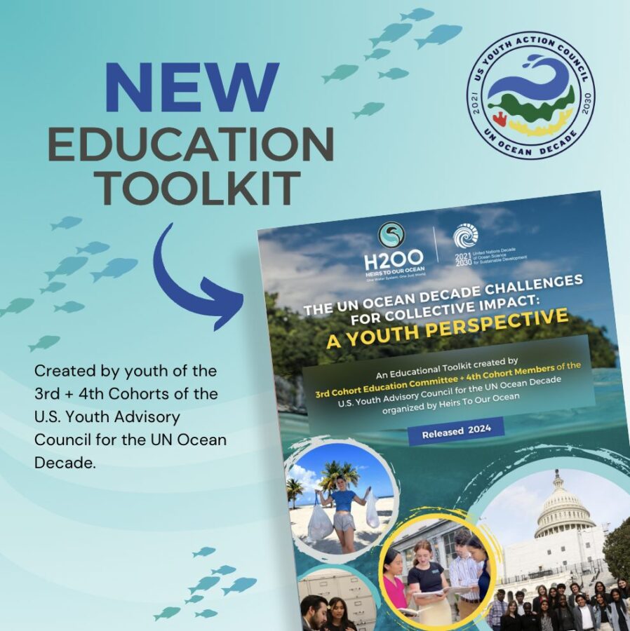 U.S. YAC UNOD Education Committee Unveils 100-Page Toolkit with Youth Analysis & Insights on the Ocean Decade’s 10 Challenges!